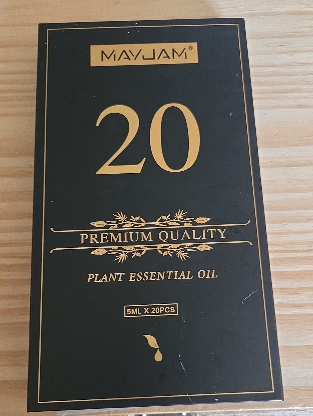 MAYJAM 20 Plant Essential Oil Set - Black & Gold